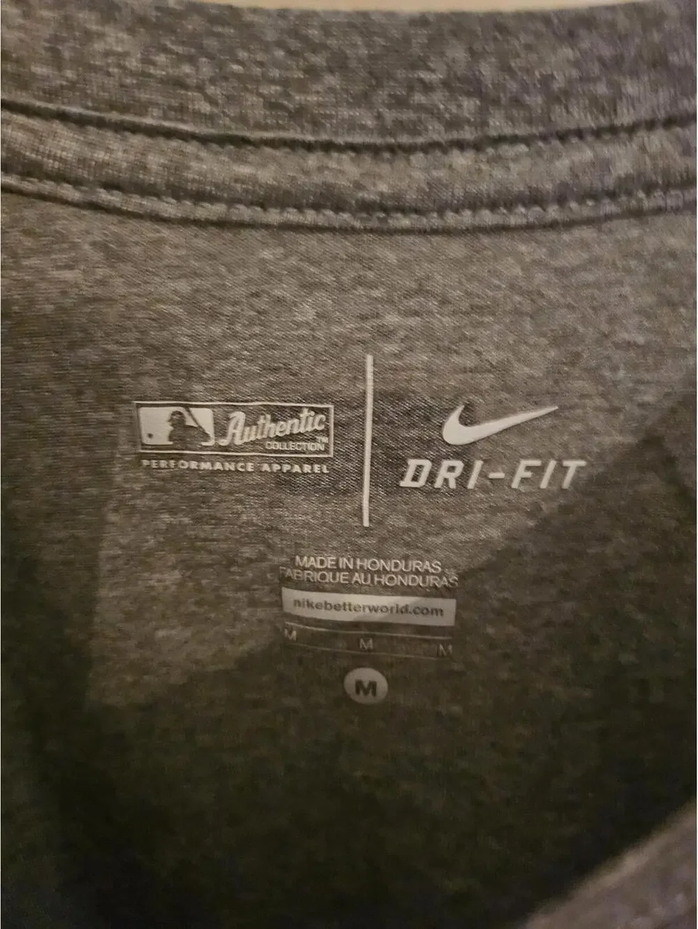 New York Mets - Nike Dry Fit T-shirt - Medium - gray - EUC